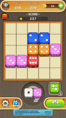 Dice Puzzle android App screenshot 6