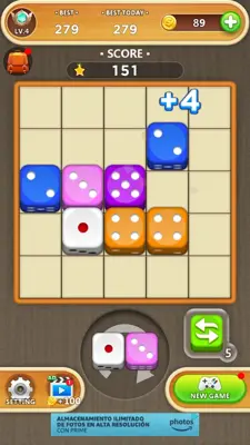 Dice Puzzle android App screenshot 7